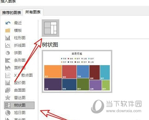 Excel2019怎么生成树状图的图表 操作步骤-西西万能库