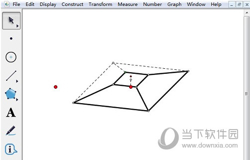 几何画板怎么用自定义工具绘制正四棱台 操作方法介绍-西西万能库