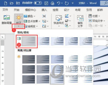 Word2021如何给图片添加柔和度50% 操作方法-西西万能库