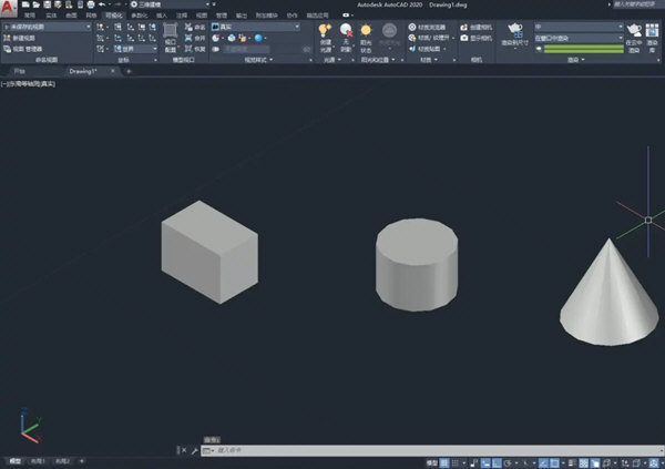 AutoCAD2020怎么给三维实体贴材质 三维实体表面贴图教程-西西万能库