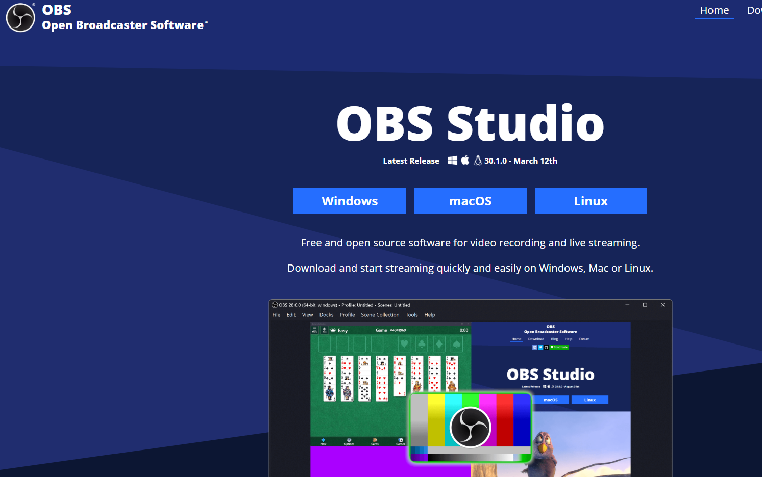 OBS Studio开源免费的录屏软件-西西万能库